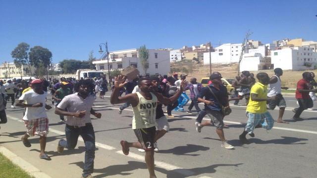 طنجة: قتيل و14 جريحا في مواجهات بين مغاربة ومهاجرين
