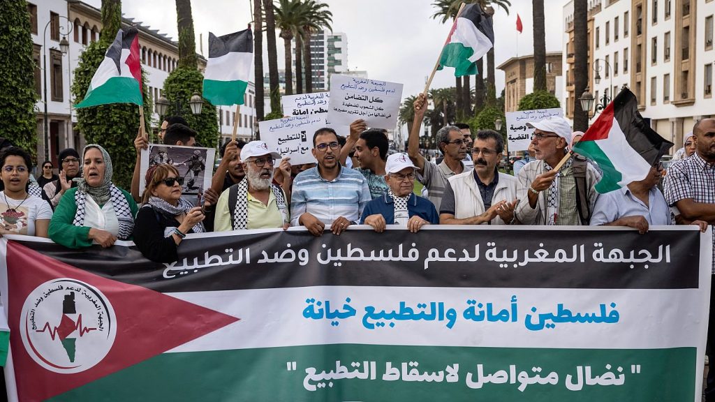 مناهضو التطبيع يحتجون بالمعرض الدولي للفلاحة رفضا لمشاركة إسرائيل ويحذرون من مخاطر التطبيع الفلاحي