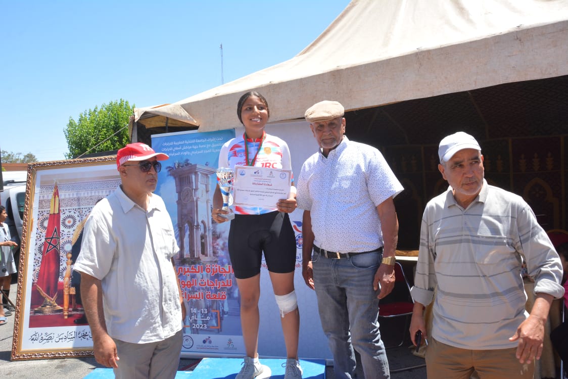 الجمعية الرياضية نادي شباب الرحامنة للدراجات ضمن المتوجين بالجائزة الكبرى للجامعة الملكية المغربية للدراجات بمدينة خريبكة