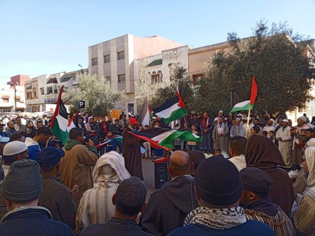 للجمعة الـ14.. عشرات الوقفات الاحتجاجية بالمدن المغربية تنديدا بالحرائم الصهيونية وللمطالبة بإسقاط التطبيع