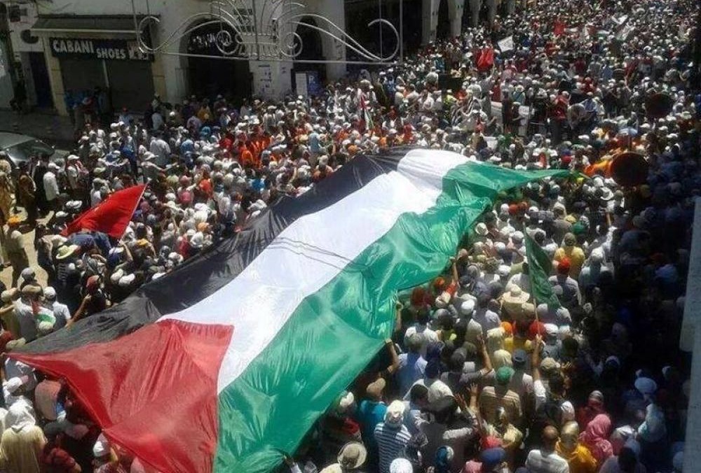 مناهضو التطبيع يحتجون بمختلف المدن المغربية في ذكرى النكبة ويحشدون لمسيرة شعبية بالدار البيضاء