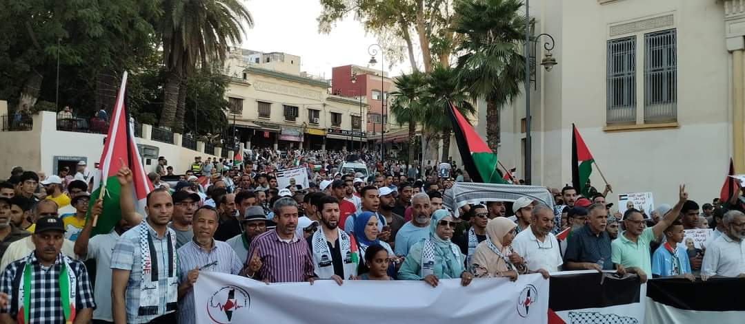 احتجاجات تجتاح المدن المغربية في يوم التضامن مع غزة.. وتنديد واسع باغتيال هنية وبالصمت الرسمي