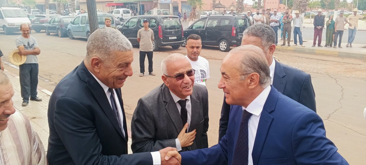  سمير اليزيدي عامل إقليم قلعة السراغنة يترأس اشغال جلسة عمل مع المجلس الجماعي لتاملالت