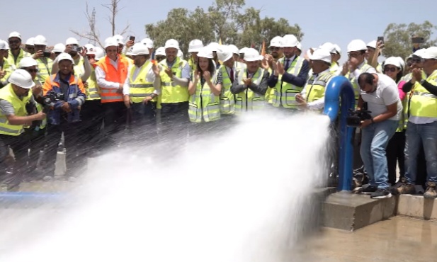 المكتب الشريف للفوسفاط (OCP) يطلق أنبوب نقل المياه المحلاة بين مدينتي الجرف الأصفر وخريبكة المكتب الشريف للفوسفاط (OCP) يطلق أنبوب نقل المياه المحلاة بين مدينتي الجرف الأصفر وخريبكة