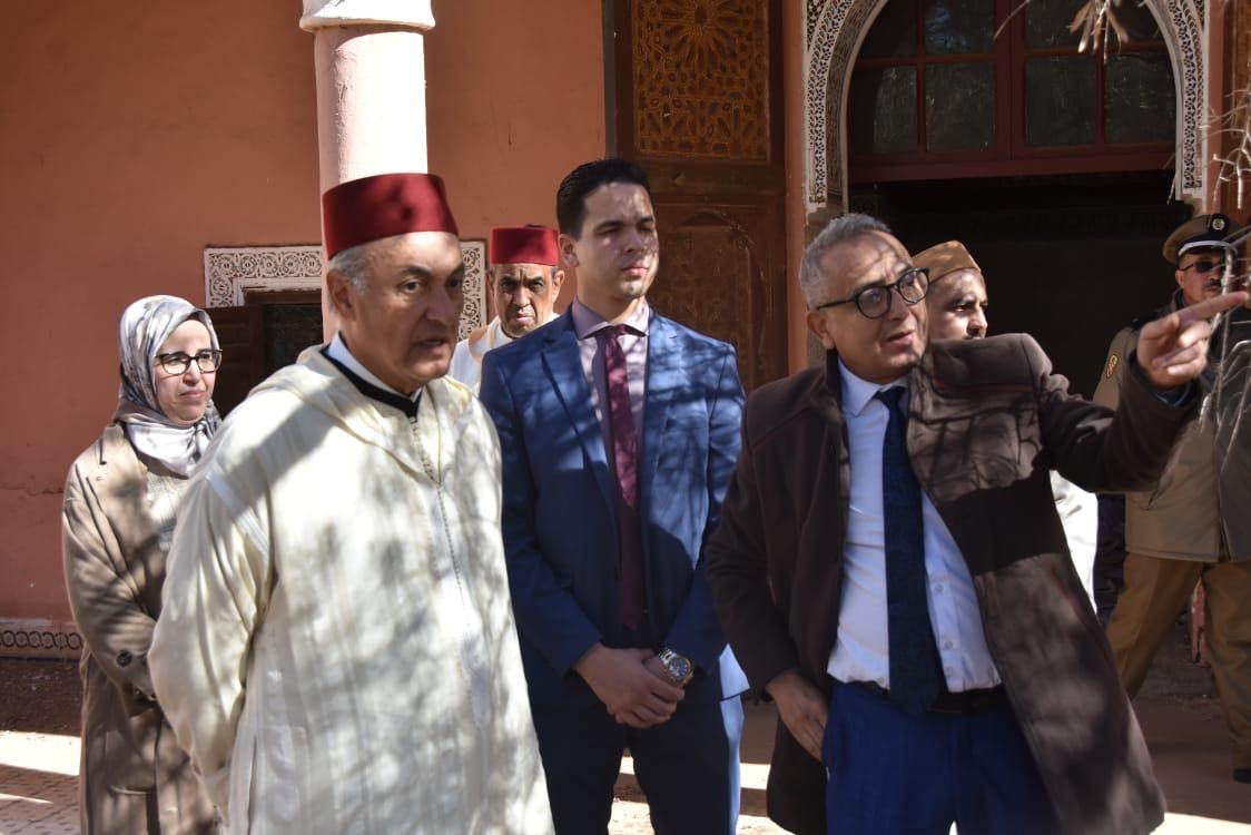 عامل إقليم قلعة السراغنة السيد سمير اليزيدي يقوم بزيارة ميدانية للجماعة الترابية سيدي رحال