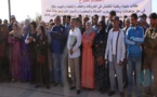 الباميون‮ ‬يعتصمون أمام‮  ‬مقر المحكمة الابتدائية بابن جرير الأسباب‮ ... ‬قالوا لا للبلطجة والمطالبة بتوقيف المعتدين‮..!!‬؟؟