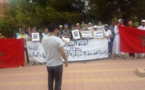 وقفة احتجاجية لتنسيقية أبناء عمال ومتقاعدي وأرامل المجمع الشريف للفوسفاط بابن جرير.