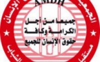 الجمعية المغربية لحقوق الإنسان فرع ابن جرير…  بيان إلى الرأي العام الوطني.