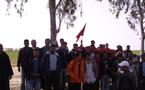 سكان دوار أولاد بوزيد بجماعة سيدي بوبكر يحتجون أمام عمالة إقليم الرحامنة