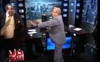 عراكٌ بالأيدي و الكراسي على قناة مصرية