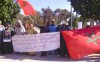 مسيرة احتجاجية لسكان الجماعة السلالية الصوالح الرمل بإقليم الرحامنة