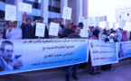  أكادير تقف أمام المحكمة الابتدائية تضامنا مع الاعلامي محمد الغازي