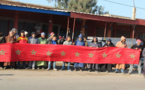 احتجاجات ساكنة جماعة بوشان إقليم الرحامنة بسبب إعادة الهيكلة.