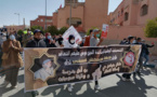 الأساتذة المتعاقدون أطر الأكاديميات الجهوية للتربية والتكوين في مسيرة احتجاجية بابن جرير