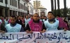 معطلون من حاملى الشهادات العليا يتعرضون للمنع والحجز والقدف داخل محطة القطار بابن جرير