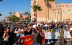 احتجاجات عارمة بمراكش للطلبة والمعطلين تنديدا بقرار وزير التربية الوطنية الجائر