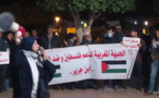وقفة احتجاجية للجبهة المغربية لدعم فلسطين وضد التطبيع بابن جرير 