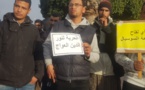  في ذكرى 20 فبراير بابن جرير....المعطلون ينددون كذلك بالصمت الرسمي للحكومة