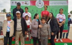 الجمعية الرياضية نادي شباب الرحامنة للدراجات بمنصة التتويج في الجائزة الكبرى لمدينة المحمدية