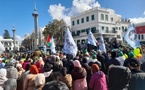 احتجاجات تصاحب الإضراب العام بالعديد من المدن استنكارا لتكبيل حق الإضراب وتدهور المعيشة