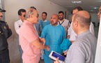 سمير اليزيدي عامل إقليم قلعة السراغنة يحل  بالمستشفى الإقليمي السلامة  بخصوص حادتة السير بسيدي ادريس بسور العز والتي خلفت سبعة ضحايا في عين المكان و سبعة جرحى حالاتهم متفاوتة الخطورة