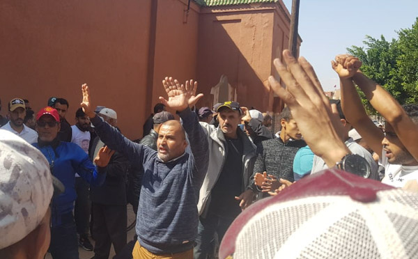  احتجاجات عارمة في تشييع جنازة جثمان ياسين الشبلي... (فيديو )